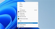Cách thêm “Boot to Advanced Startup Options” vào menu ngữ cảnh Windows