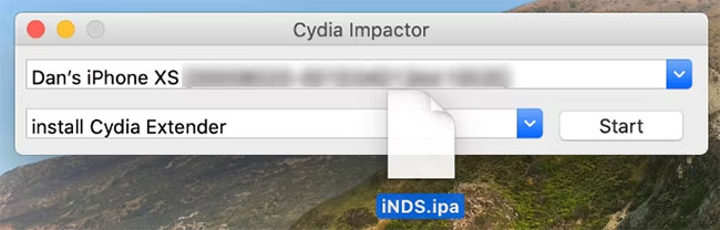 Cài đặt trình giả lập bằng Cydia Impactor