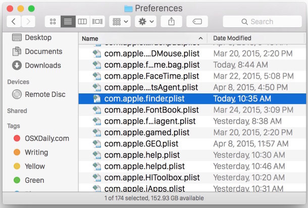 File PLIST