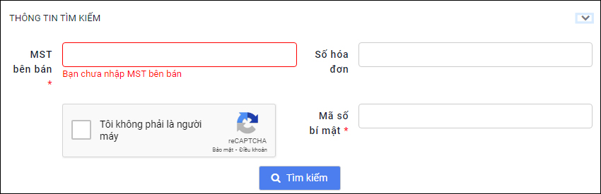 Tra cứu hóa đơn điện tử Vinvoice Viettel