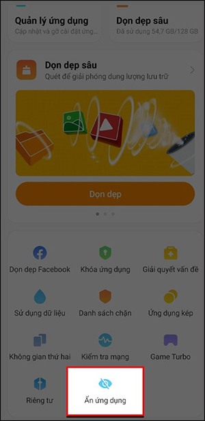 Ẩn ứng dụng trên Xiaomi