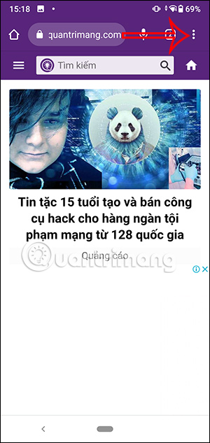 Tùy chọn trang web