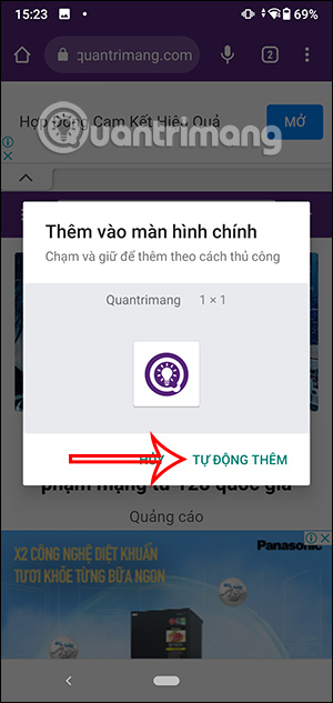 Icon trang web