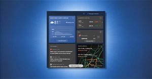 Cách hiển thị widget thời tiết trên Taskbar Windows 10