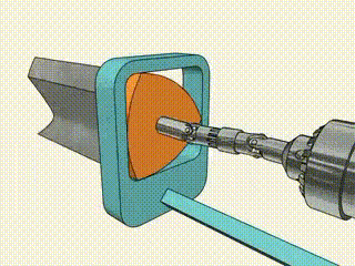 Máy khoan quay 1 vòng tròn tạo ra chiếc lỗ hình vuông ư!