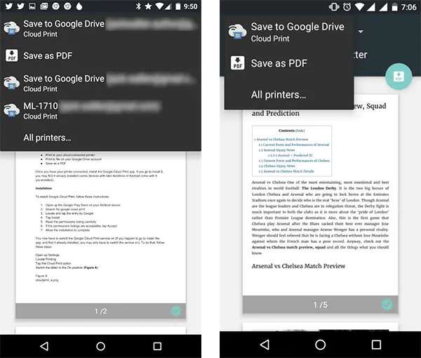 In PDF trên Android