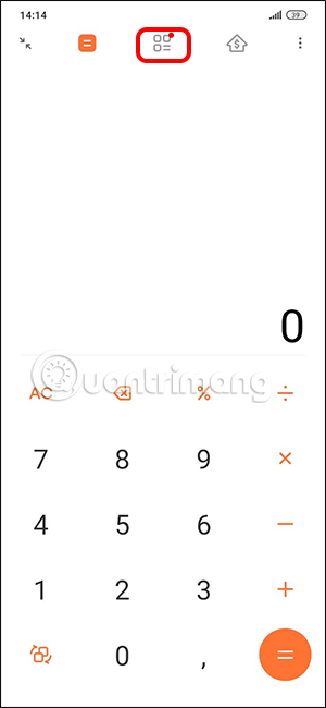 Chọn tính năng đo lường Xiaomi