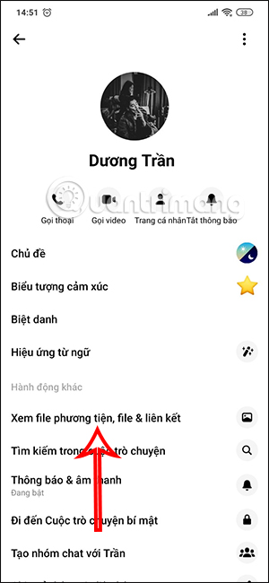 File đa phương tiện trên Messenger