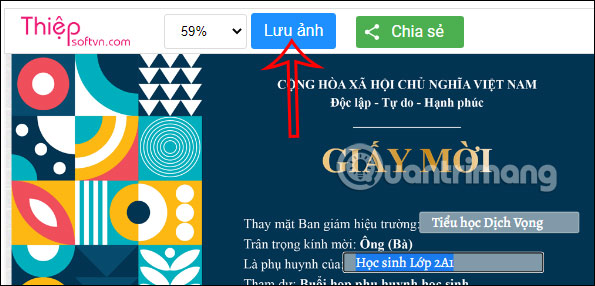 Tải giấy mời họp