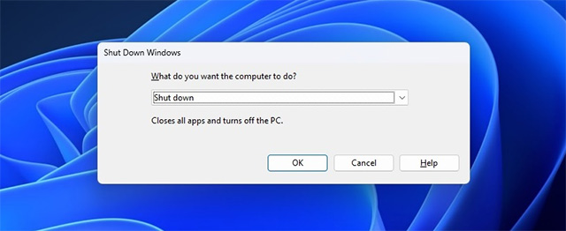 Thiết kế mới cho hộp thoại Shut down trên Windows 11