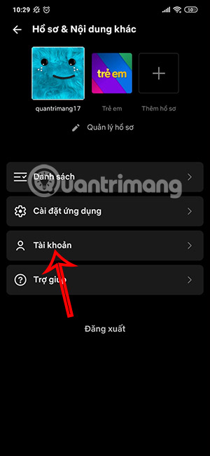 Tài khoản Netflix