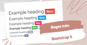 Bài 12: Badge trong Bootstrap 5