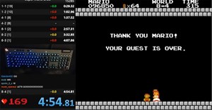 Game thủ lập kỷ lục 'phá đảo' Super Mario với thời gian được cho là 'không thể đạt được'