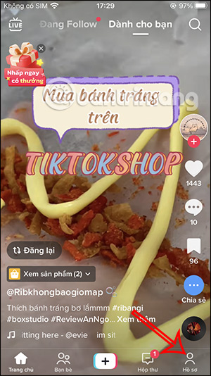 Hồ sơ TikTok