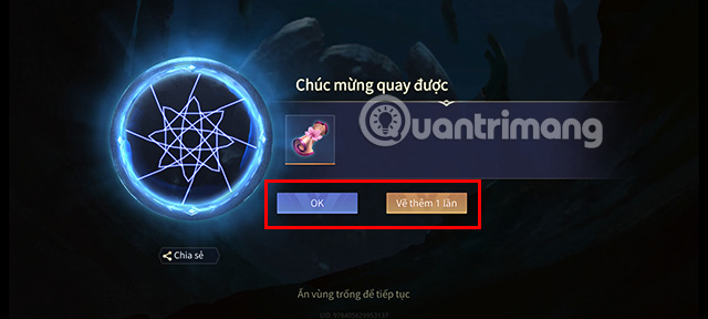 Lựa chọn vẽ tiếp hoặc Ok để thoát