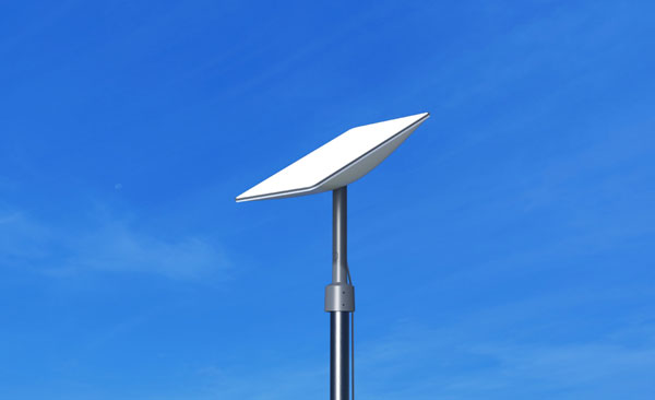 Đĩa thu sóng vệ tinh của Starlink phiên bản mới được đổi sang hình chữ nhật. Ảnh: Wired.