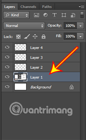 Chọn 1 layer bất kỳ