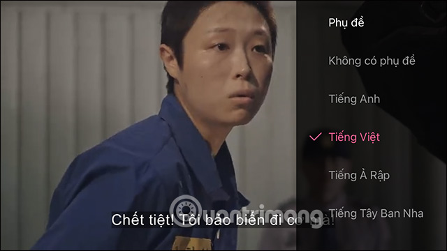 Chọn phụ đề xem phim HiTV