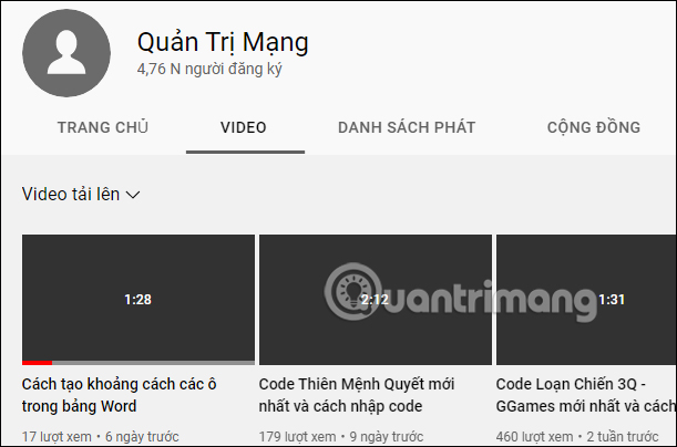 Ẩn ảnh thu nhu nhỏ video Youtube