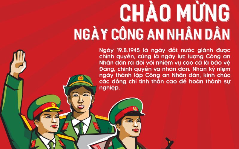 Hãy cùng nhau gửi đi những thiệp chúc mừng đầy tình cảm nhân ngày Công an Nhân dân Việt Nam. Từ những lời chúc đơn giản nhưng chân thành, đến những bài thơ chất lượng cao, chúng ta có thể sử dụng rất nhiều hình thức khác nhau để trao đi những thông điệp đầy ý nghĩa và tình yêu thương nhất.