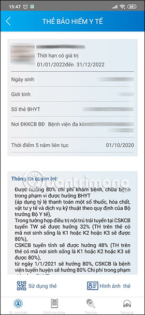 Thời hạn dùng BHYT