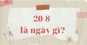 20-8 là ngày gì?