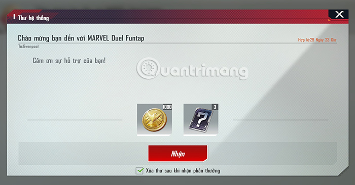 Thu thập vật phẩm từ code game