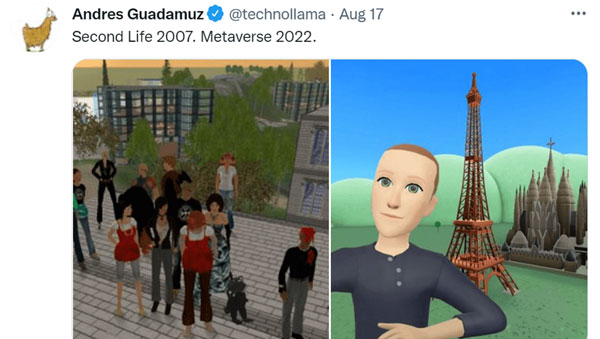 Hình ảnh selfie của chính Mark Zuckerberg trong thế giới Metaverse