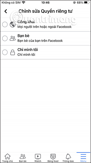 Chế độ mới cho các bài viết Facebook 