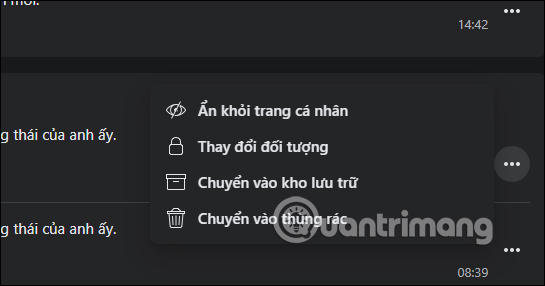 Thay chế độ hiển thị bài viết Facebook