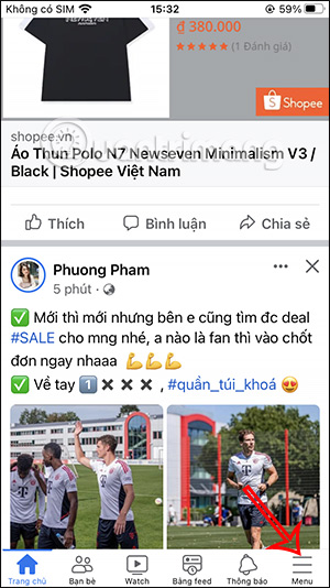 Tùy chỉnh Facebook