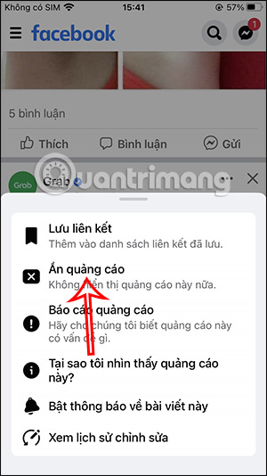 Ẩn quảng cáo Facebook trên Timeline