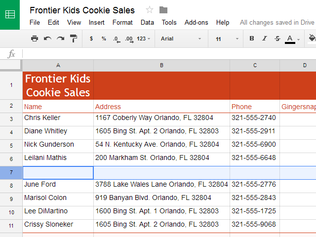 Chọn hàng bạn muốn xóa