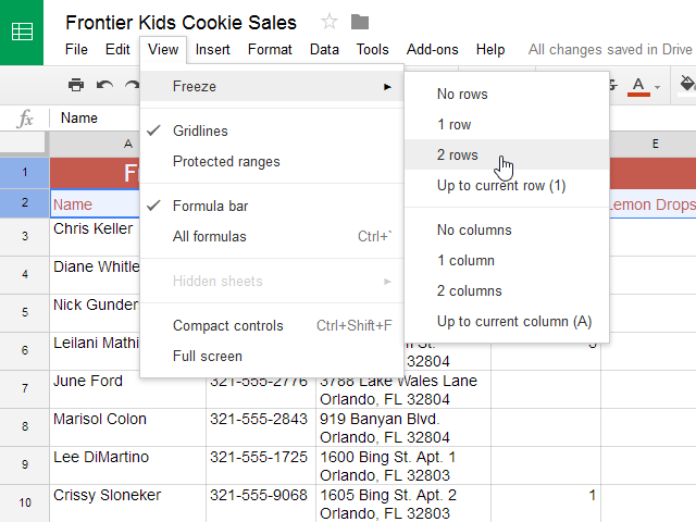 Chọn số lượng hàng mong muốn để cố định