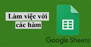 Làm việc với các hàm