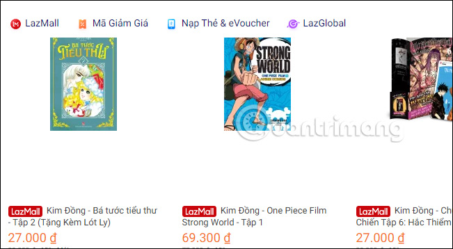 Tổng hợp sách giảm giá trên Lightnovel-mangaVN