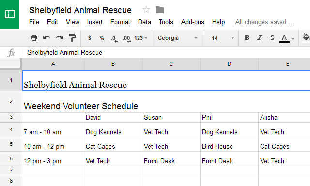Văn bản sẽ thay đổi sang phông chữ mới