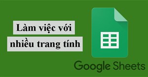 Làm việc với Trang tính