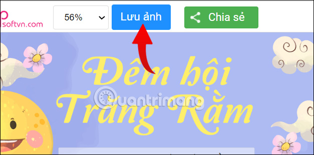 Lưu mẫu thiệp Trung thu 