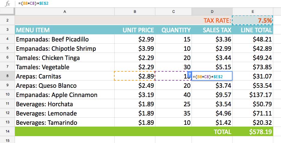 Kiểm tra độ chính xác của công thức