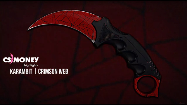 Karambit Crimson Web - CSGO