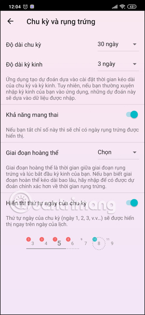 Chỉnh sửa chu kỳ và rụng trứng