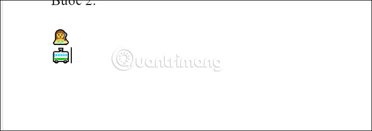 Chỉnh kích thước biểu tượng cảm xúc Google Docs