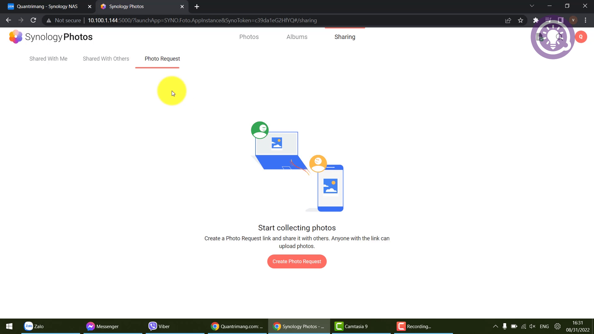 Photo Request, tính năng cho phép người khác "gửi nhờ" ảnh lên NAS của bạn qua Synology Photos