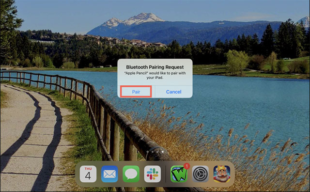 Kết nối Apple Pencil Gen 1 với iPad