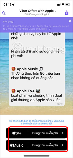 Dùng thử miễn phí Apple TV+ hoặc Apple Music