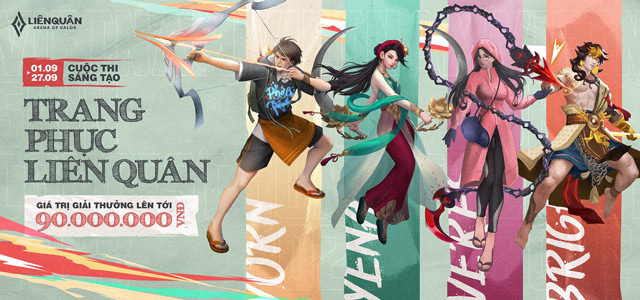 Giải thưởng cuộc thi Sáng tạo Trang phục Liên Quân