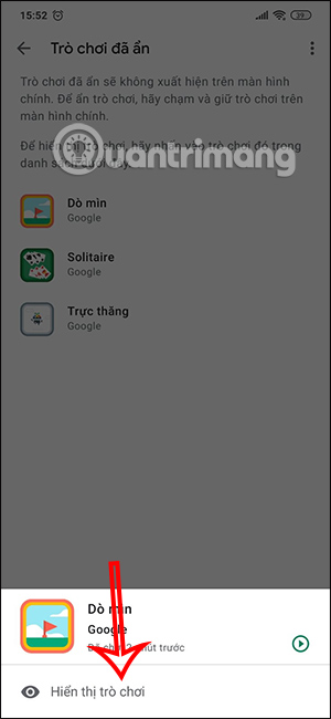 Hiện lại trò chơi trong Play Games