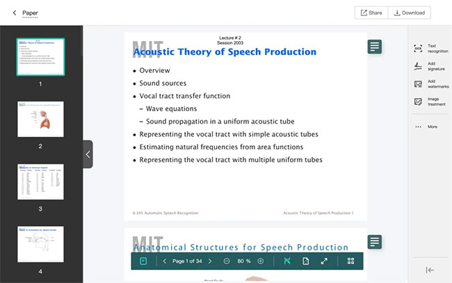 Tài liệu được scan trong CamScanner