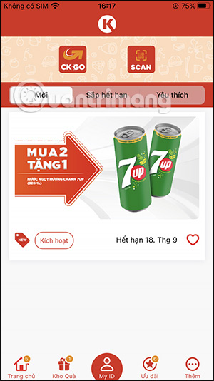 Kho quà trên CK Club